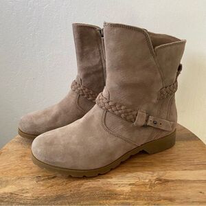 Women's Tan Suede Ankle Boots